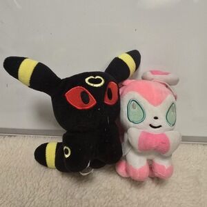 Pokemon Center Original Sylveon‎ Pokemon Dolls Plush 7" Umbreon Pokemon Center